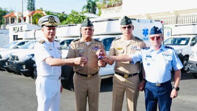 Entregan ambulancias ensambladas por la Industria Militar Dominicana