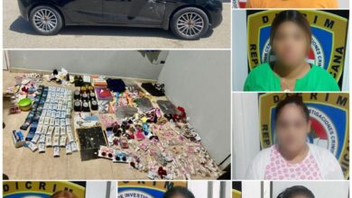 PN apresa a seis personas por presunto robo de mercancías