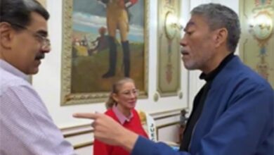 Maduro recibe a Miguel Mejía en el Palacio de Miraflores