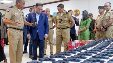 DGA dona generador eléctrico y pertrechos militares al Ministerio de Defensa