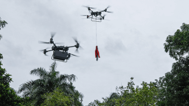 Drones del 911 son utilizados para entregar kits de raciones