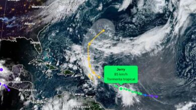 Alertan por oleaje y lluvias ante efectos indirectos de tormenta Jerry