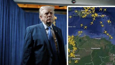 Trump: espacio aéreo de Venezuela "cerrado en su totalidad"
