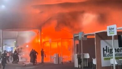 Trece personas reciben atención médica por inhalación de humo en incendio de la COP30