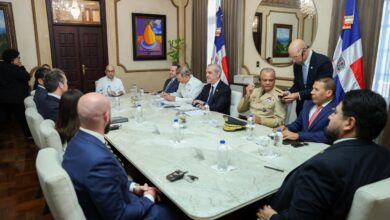 Abinader recibe al secretario de Defensa de EE. UU., Pete Hegseth, en el Palacio Nacional