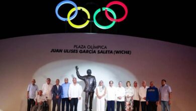 Fundación Juan Ulises García Saleta, inaugura plaza olímpica en honor al padre del olimpismo