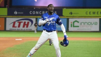 Jonrón de Ronny Mauricio de los Tigres del Licey deja tendido al Escogido
