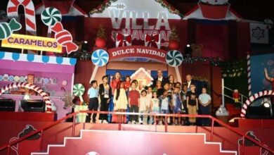 Abinader inaugura Villa Navidad junto a Leonardo Aguilera y la alcaldesa Carolina Mejía
