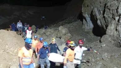 Hallan sin vida a operador atrapado en derrumbe de mina en Nigua tras 12 horas de búsqueda