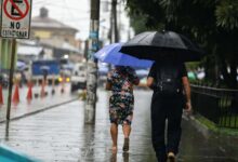 Vaguada provocará chubascos, tronadas y ráfagas de viento en varias provincias del país