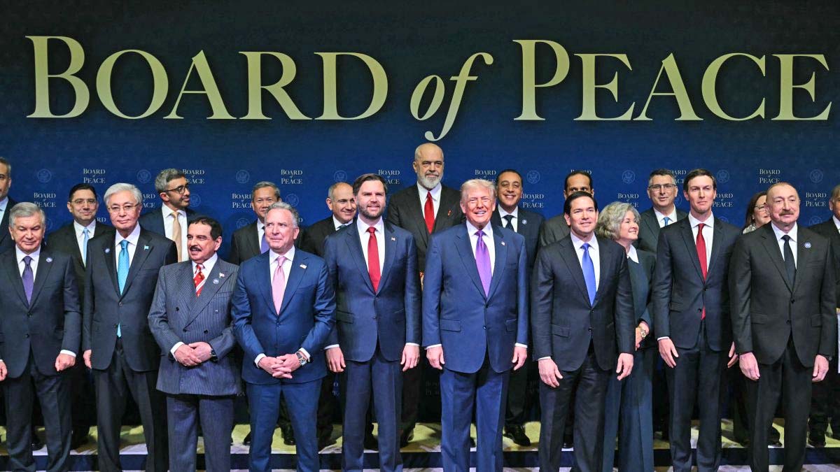 Trump presenta su Junta de Paz con una contribución de EE. UU. de 10,000 millones de dólares