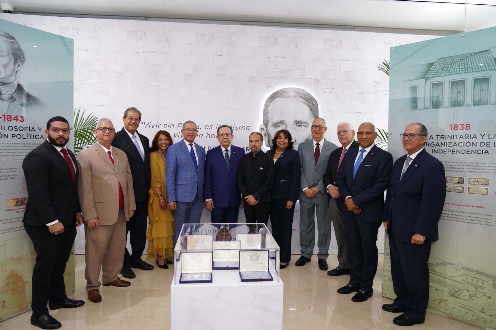 BCRD inaugura exposición en homenaje a Juan Pablo Duarte por aniversario de Independencia