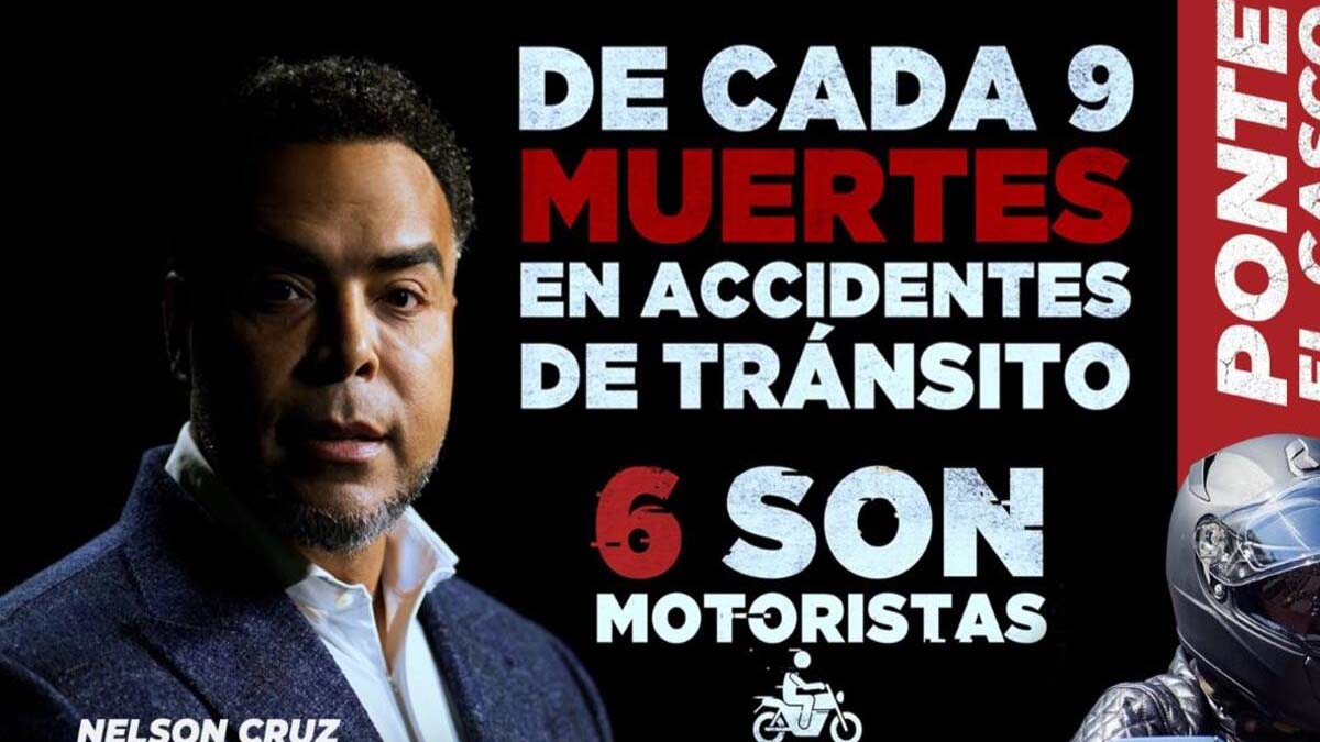Nelson Cruz se suma a la campaña de concientización vial de la Digesett