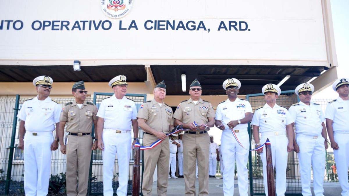 Armada de República Dominicana inaugura destacamento en La Ciénaga