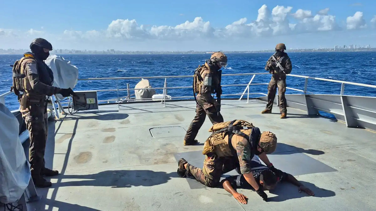DNCD y ALCORCA concluyen entrenamiento sobre acciones contra el narcotráfico en el mar