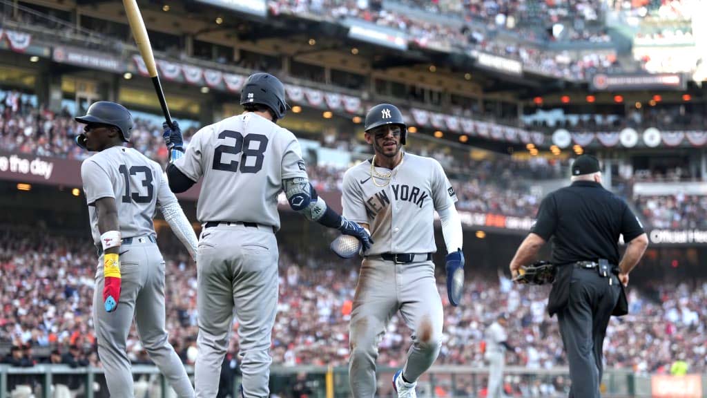 Yankees blanquean 7-0 a los Gigantes en el Opening Day
