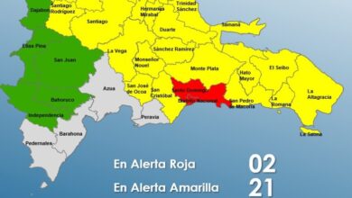COE eleva al Gran Santo Domingo a alerta roja por intensas lluvias asociadas a vaguada