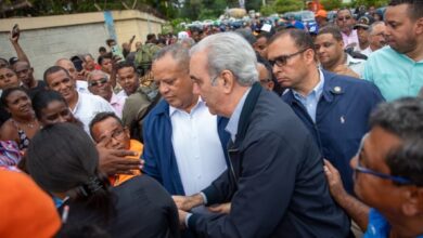 Abinader visita zona afectada por lluvia en los Alcarrizos