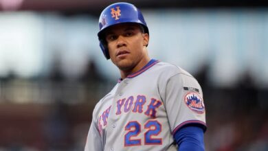 Juan Soto sale del partido con molestias en la pantorrilla derecha