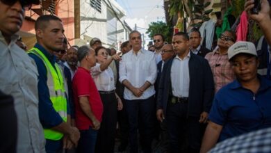 Abinader supervisa zonas vulnerables por lluvias y ordena solución definitiva a laguna en Los Platanitos