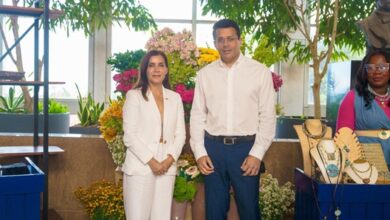 David Collado recibe visita de la embajadora de Estados Unidos en RD, Leah Campos