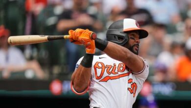 Taveras despachó su primer grand slam y Baltimore ganó en Kansas