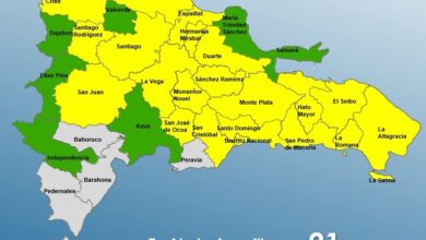 El COE mantiene 21 provincias bajo alerta amarilla y siete en verde por lluvias