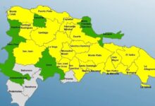 El Distrito Nacional y 27 provincias siguen en alerta de lluvias