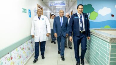 Ministro Administrativo de la Presidencia, visita Hospital General Docente de la Policía Nacional