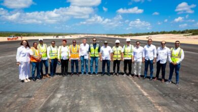 Ministro José Ignacio Paliza supervisa avances en la construcción del Aeropuerto Internacional Cabo Rojo