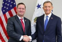 Canciller Roberto Álvarez se reúne en Nueva York con el representante permanente de Estados Unidos ante la ONU