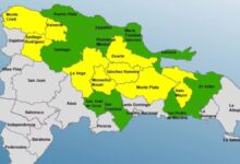 COE mantiene 9 provincias en alerta amarilla y 10 en verde por lluvias